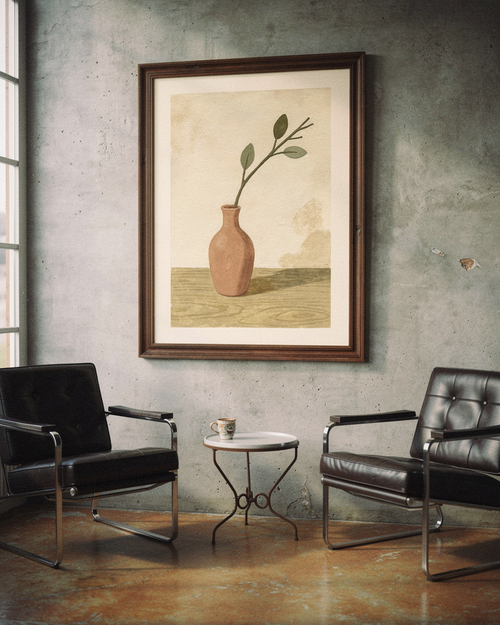 A Vase with a Branch