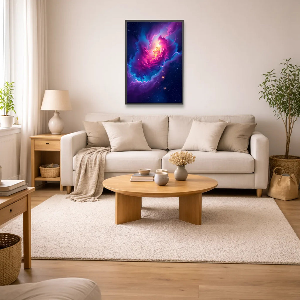 Nebula Galaxy Abstract Art Print