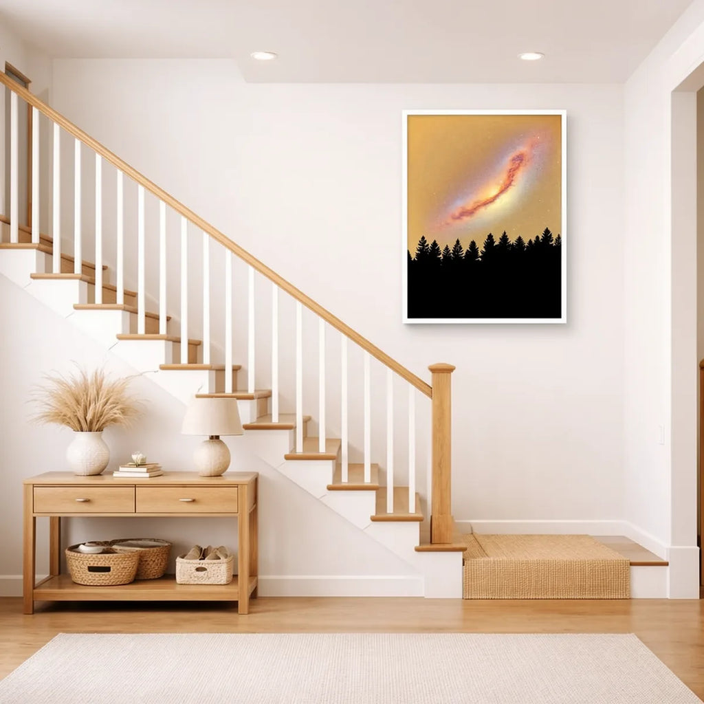 Milky Way Forest Galaxy Print