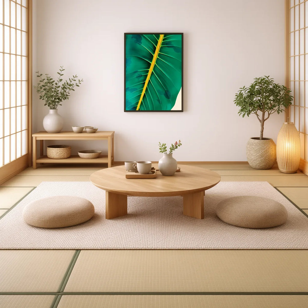 Tropical Leaf Close-Up Art Print