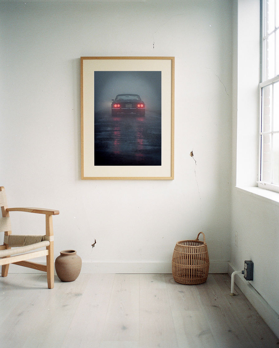 Taillights in Fog
