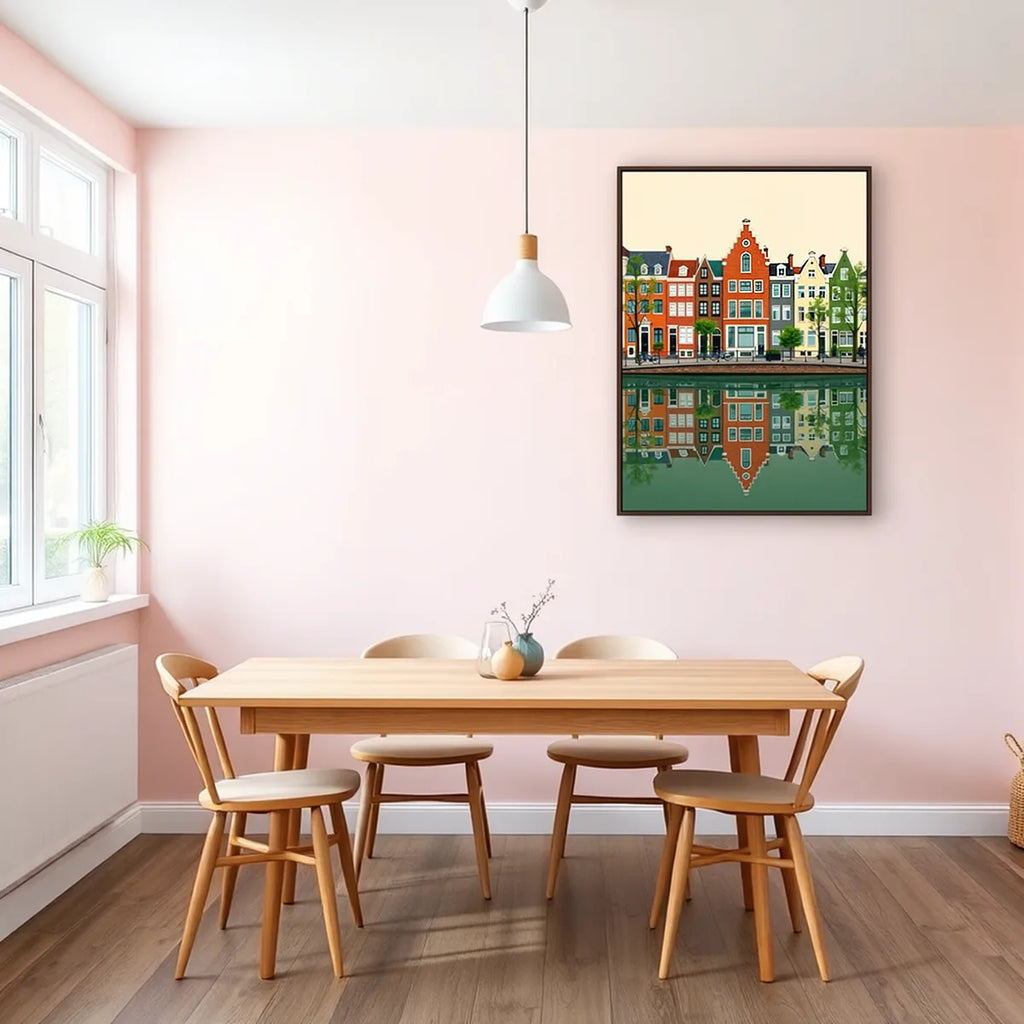 Amsterdam Canal Houses Wall Art