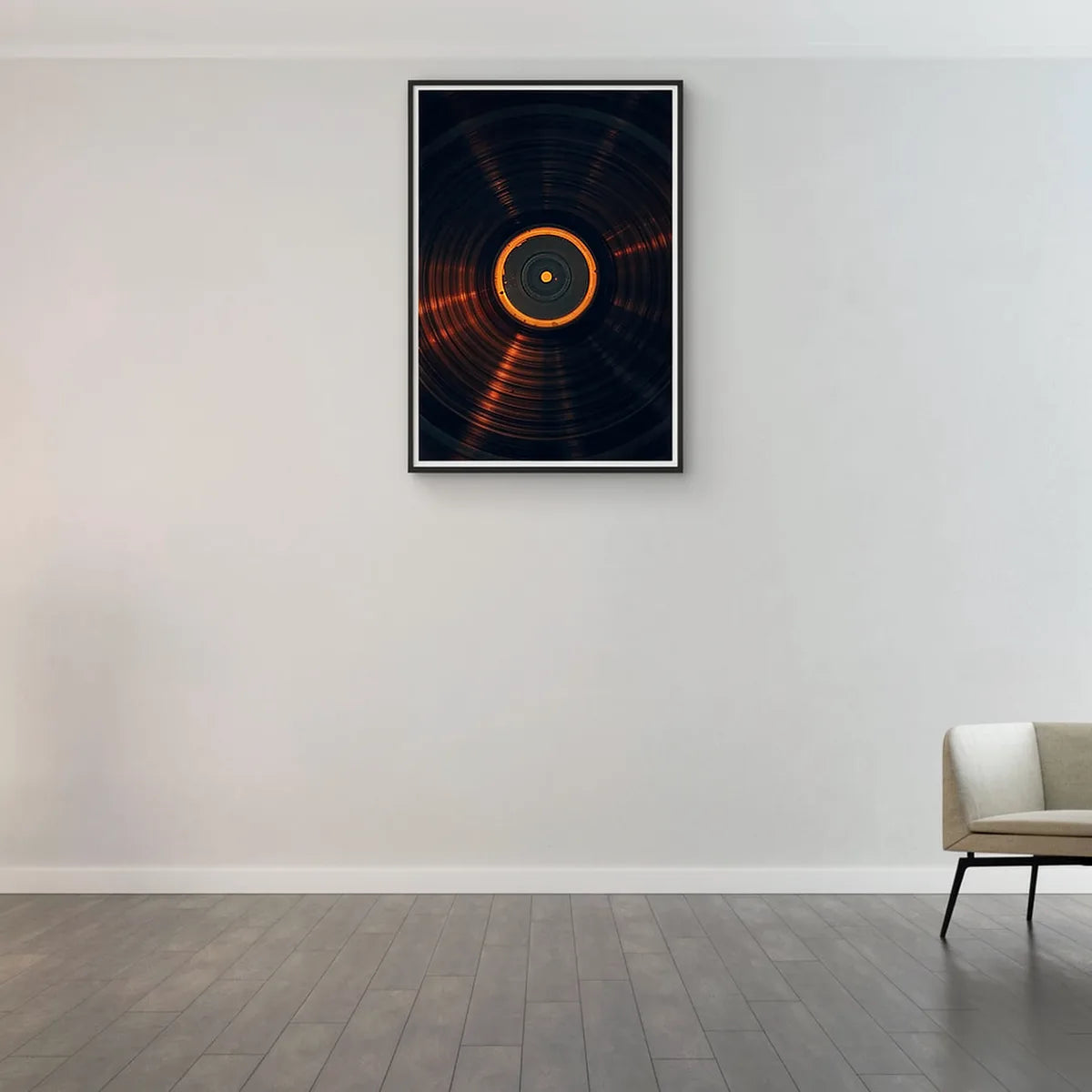 Spinning Vinyl Record Art Print