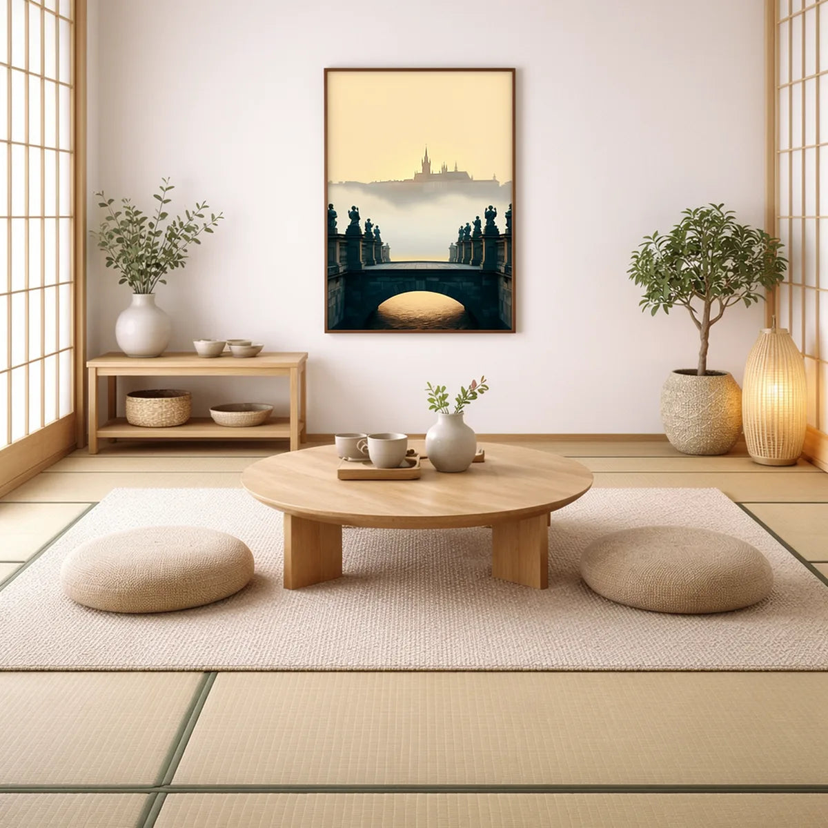 Charles Bridge Prague Dawn Print