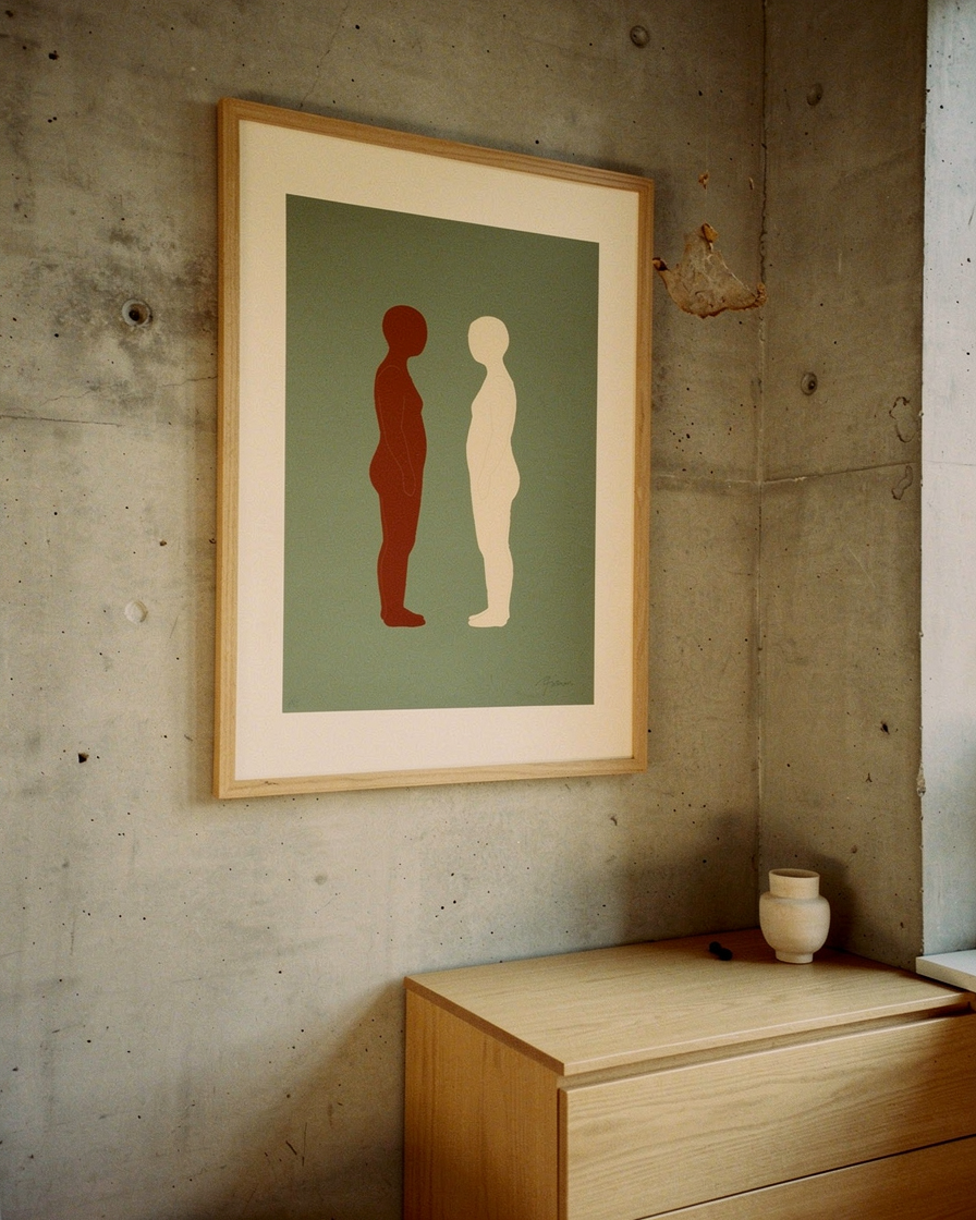 Two Figures in Dialogue