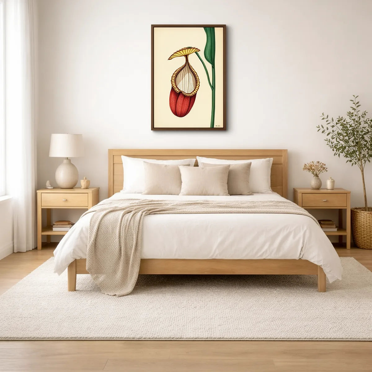 Nepenthes Pitcher Plant Botanical Print