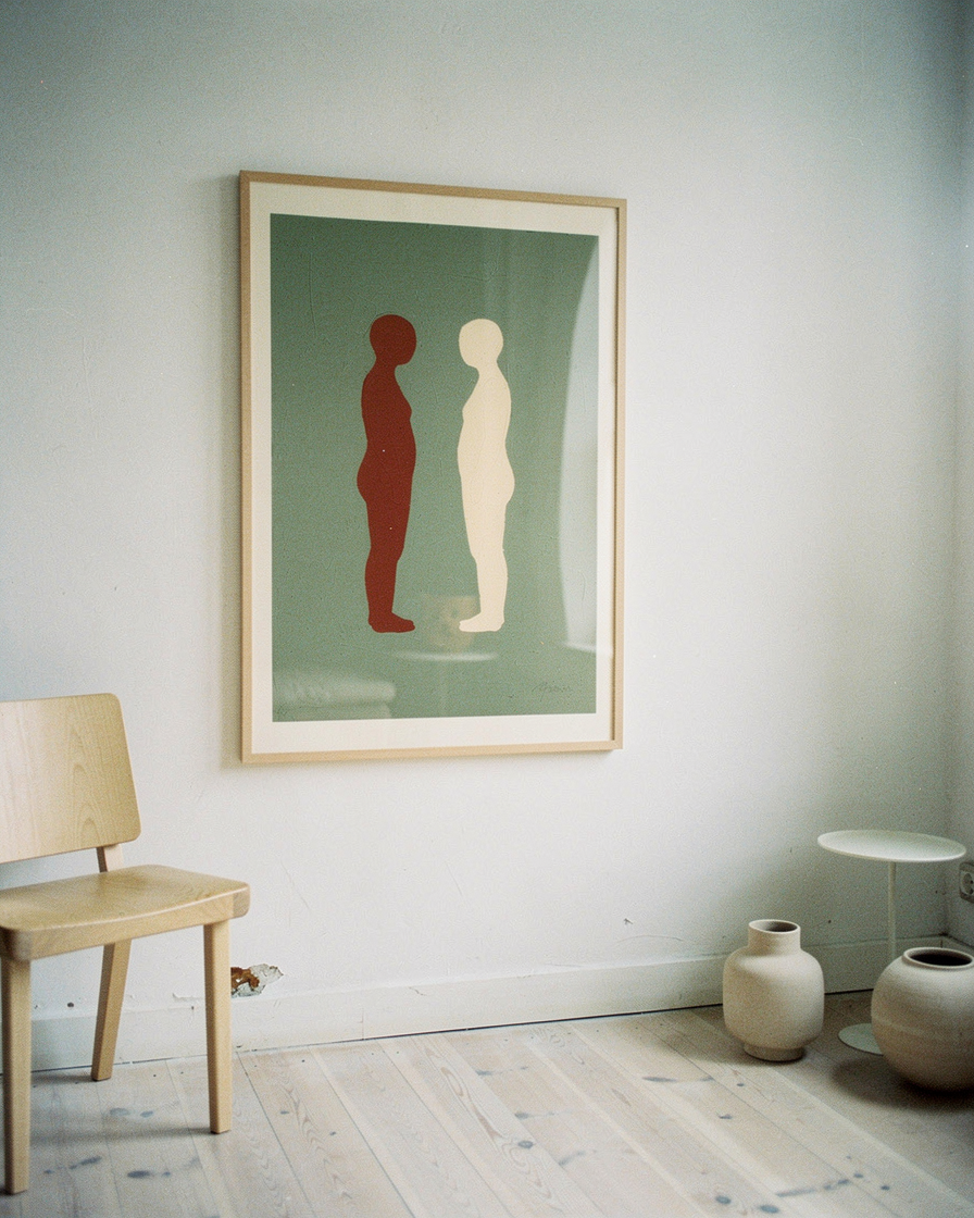 Two Figures in Dialogue