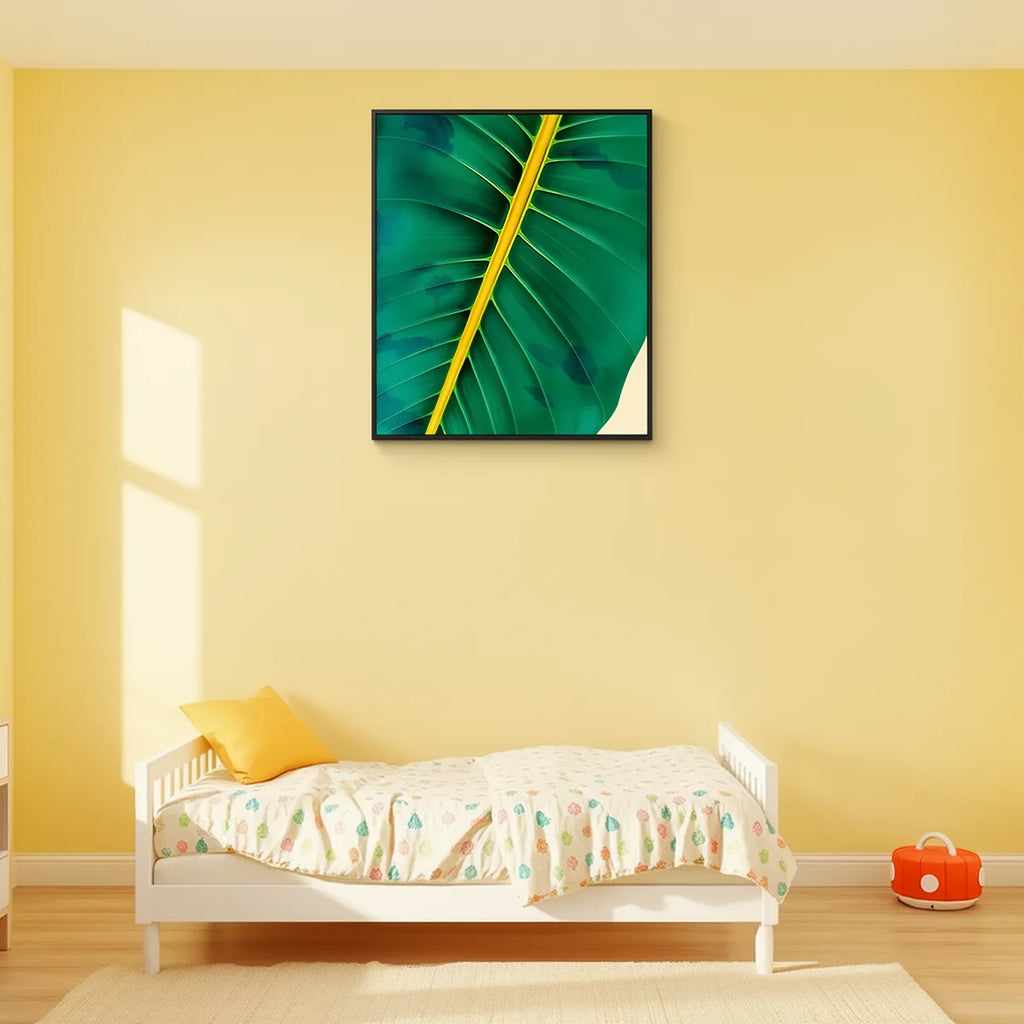 Tropical Leaf Close-Up Art Print