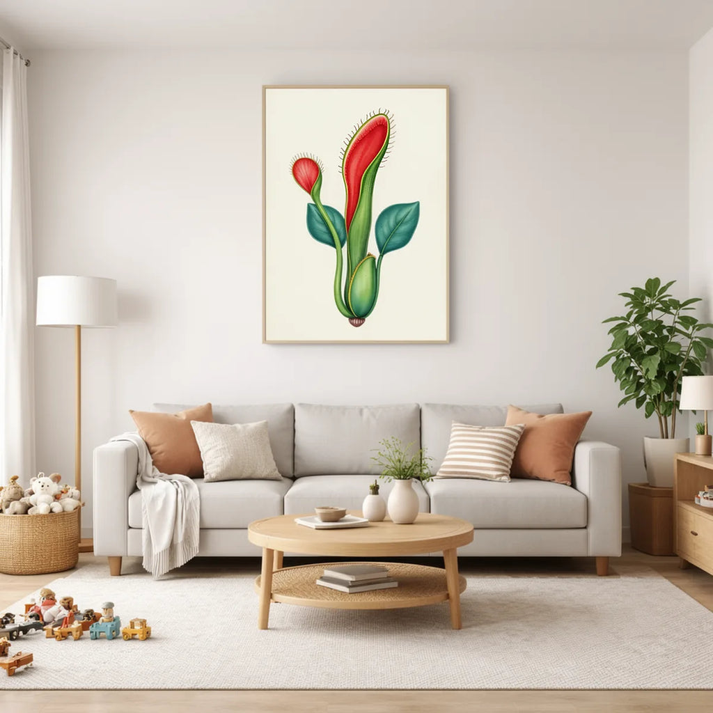 Venus Flytrap Botanical Print