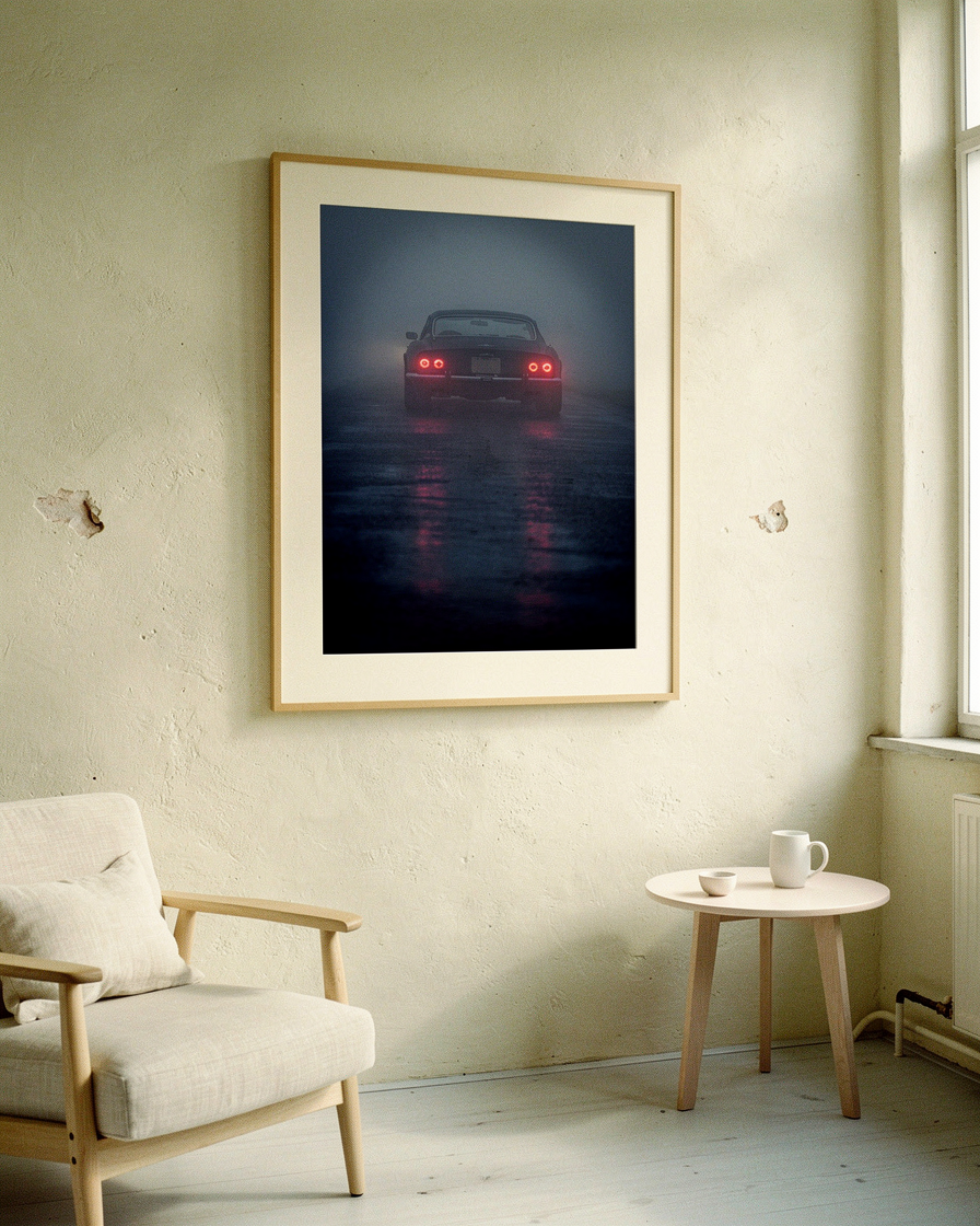 Taillights in Fog