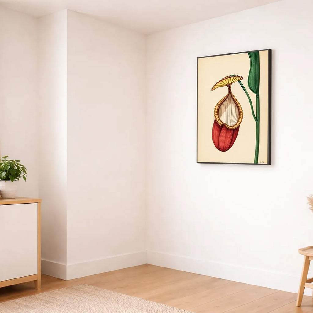 Nepenthes Pitcher Plant Botanical Print