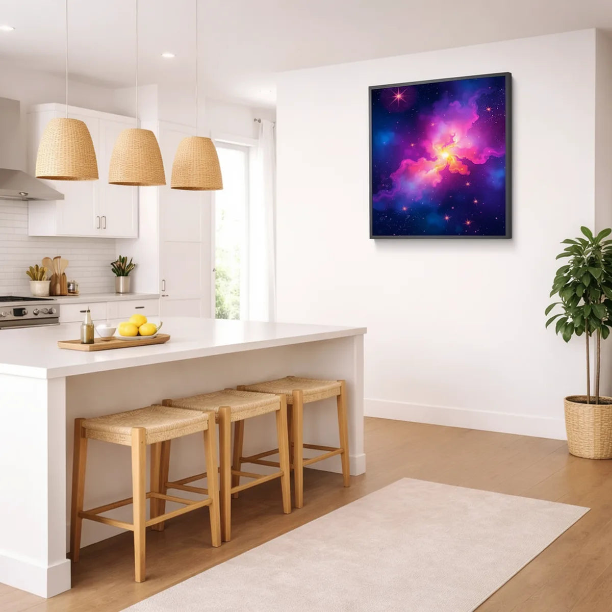 Nebula Cloud Abstract Space Print