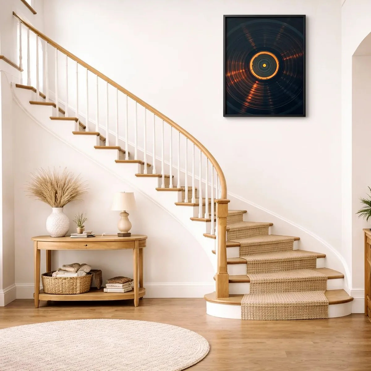 Spinning Vinyl Record Art Print