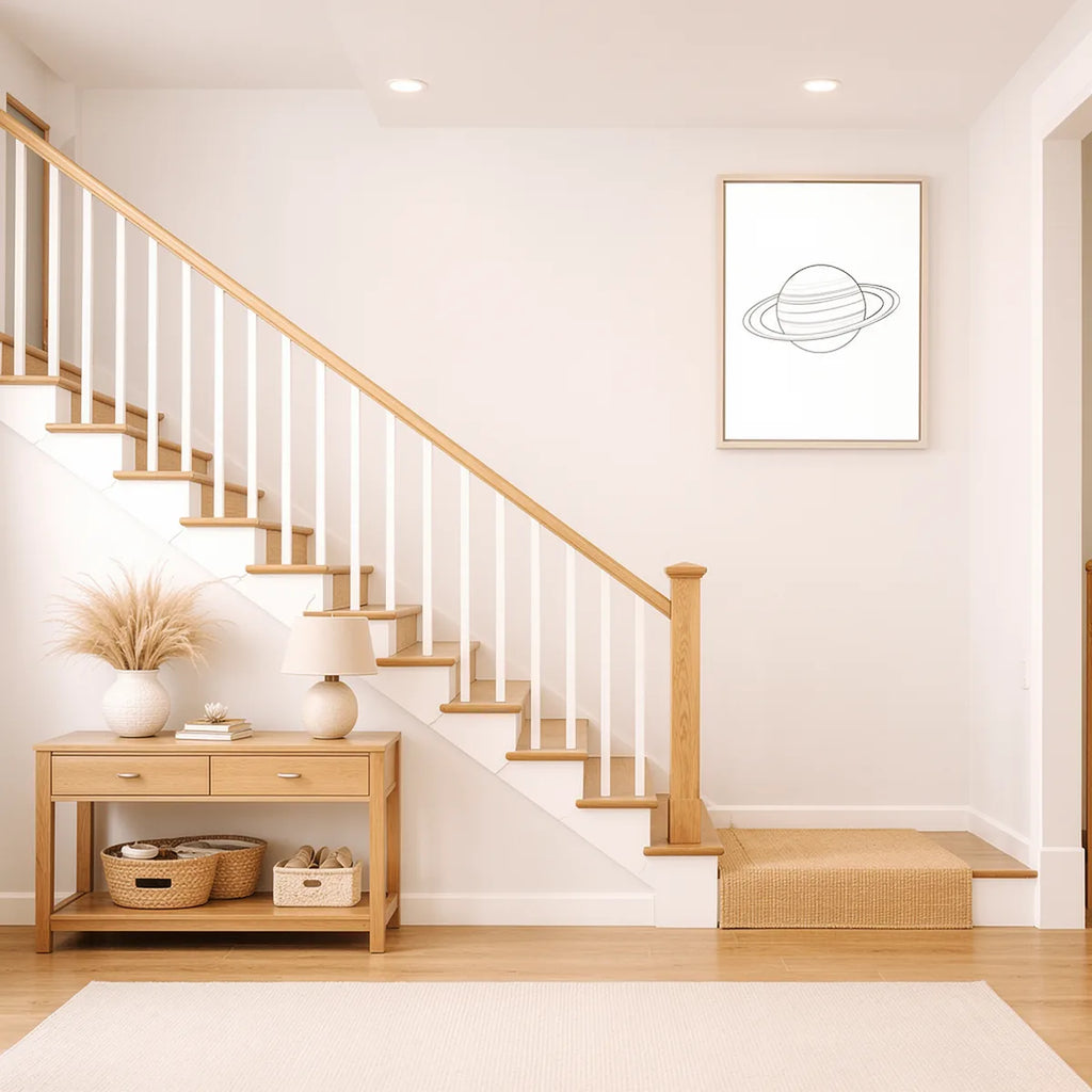 Saturn Minimal Line Art Print