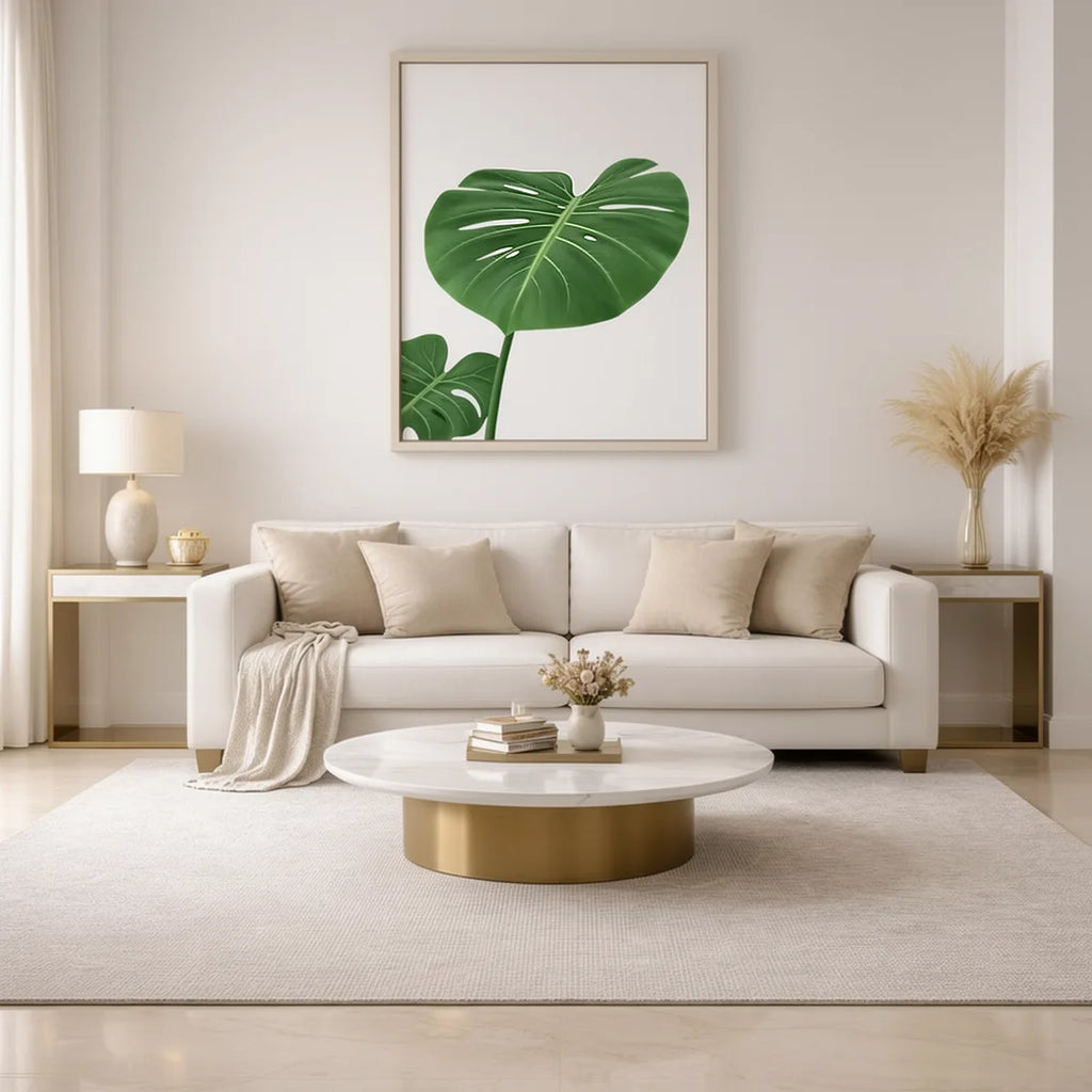 Monstera Leaf Botanical Art Print
