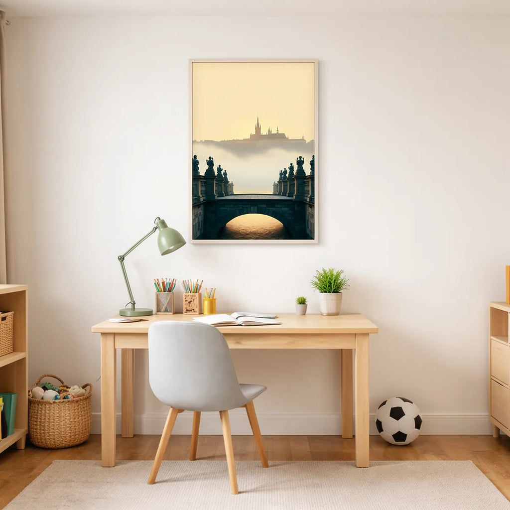 Charles Bridge Prague Dawn Print