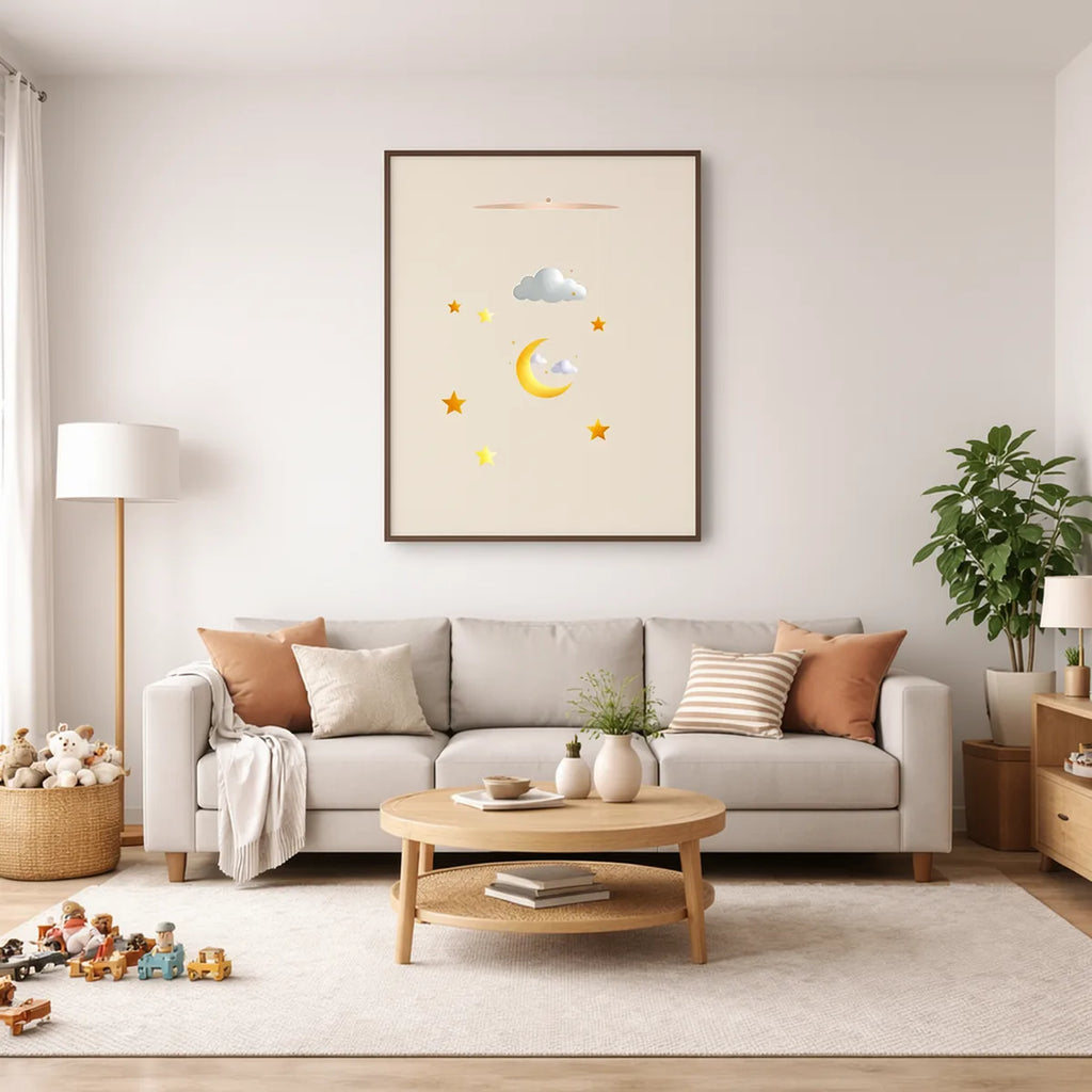 Celestial Mobile Nursery Wall Art