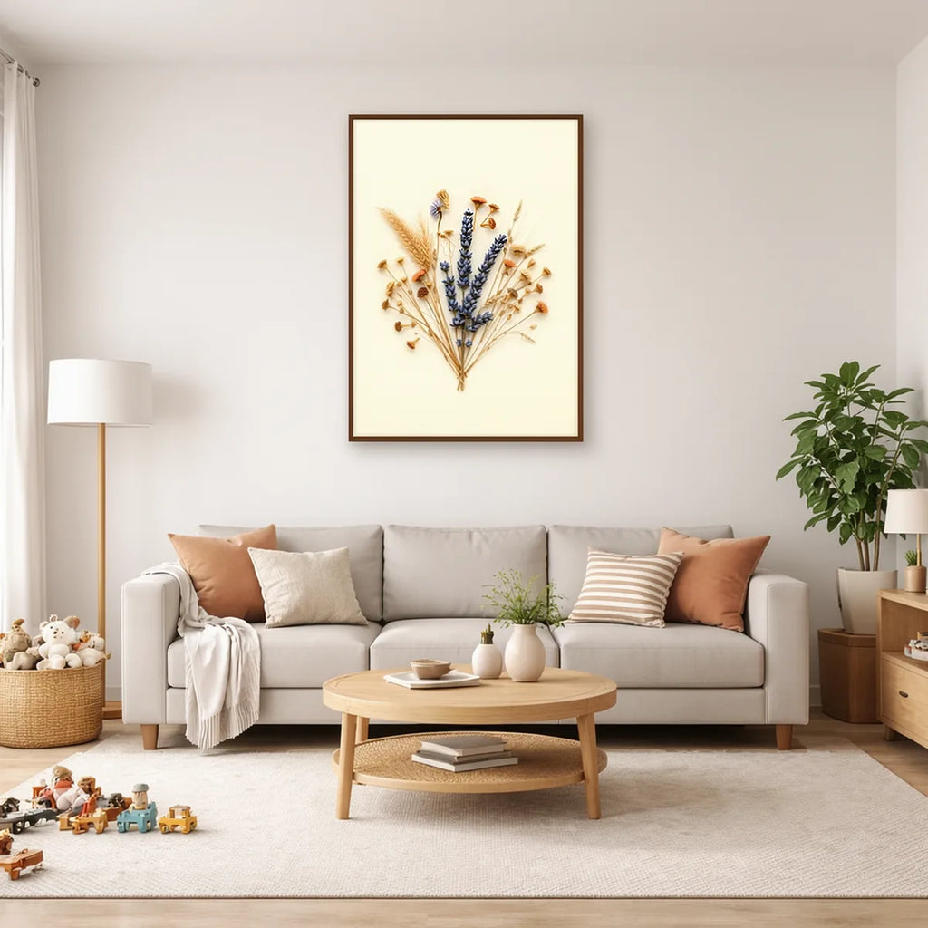 Pressed Wildflower Botanical Print
