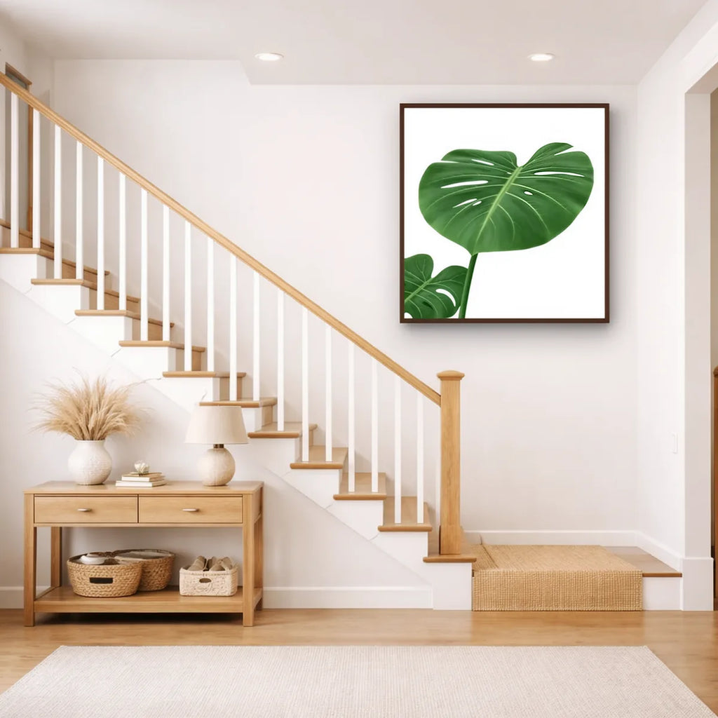 Monstera Leaf Botanical Art Print