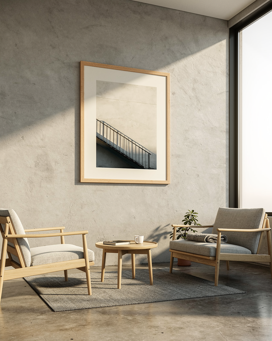 The Stair Rail Shadow