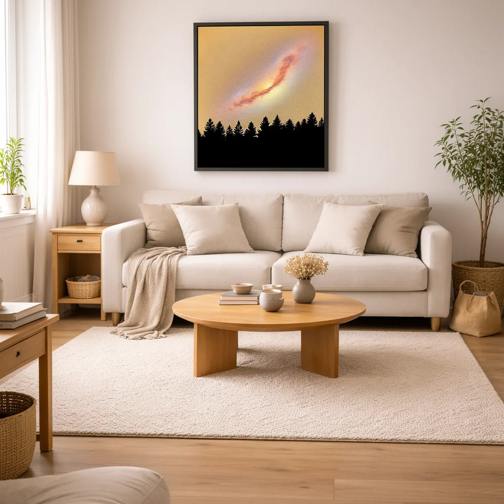 Milky Way Forest Galaxy Print