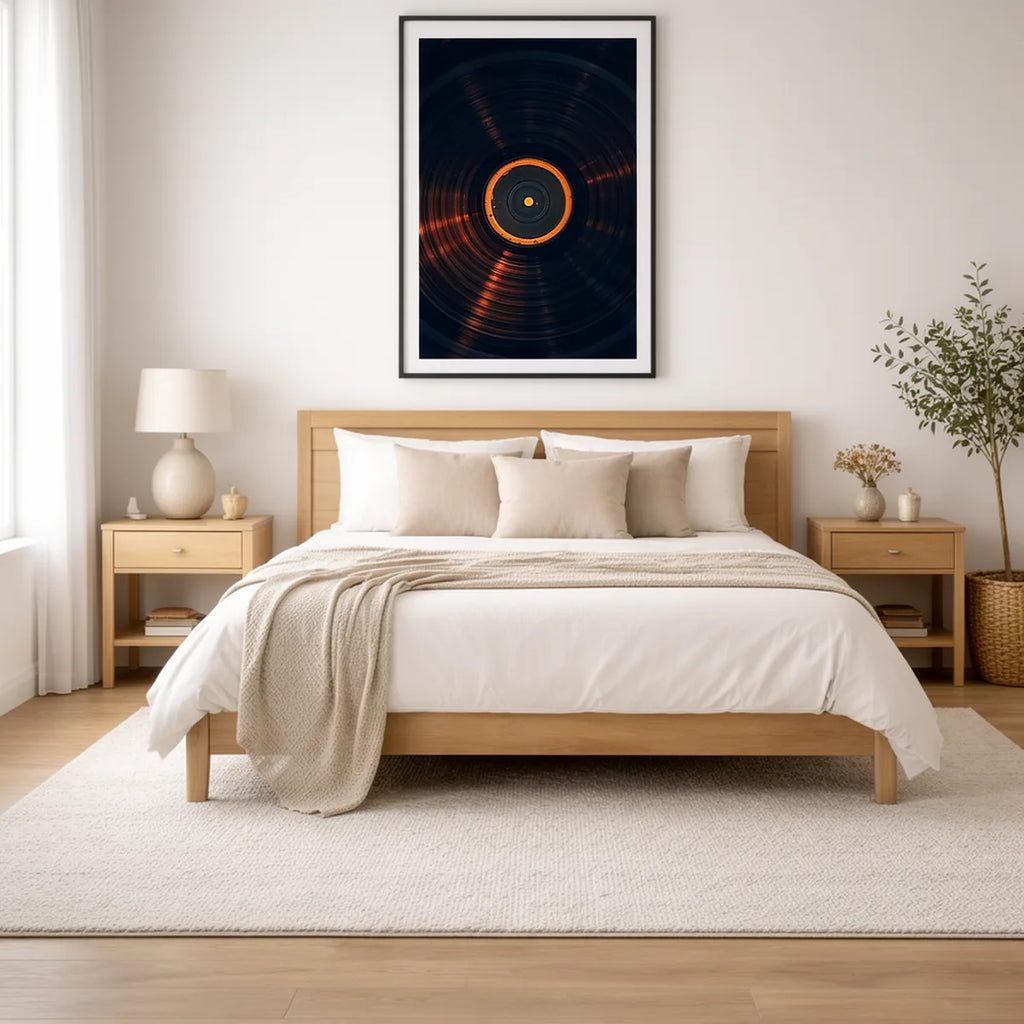 Spinning Vinyl Record Art Print