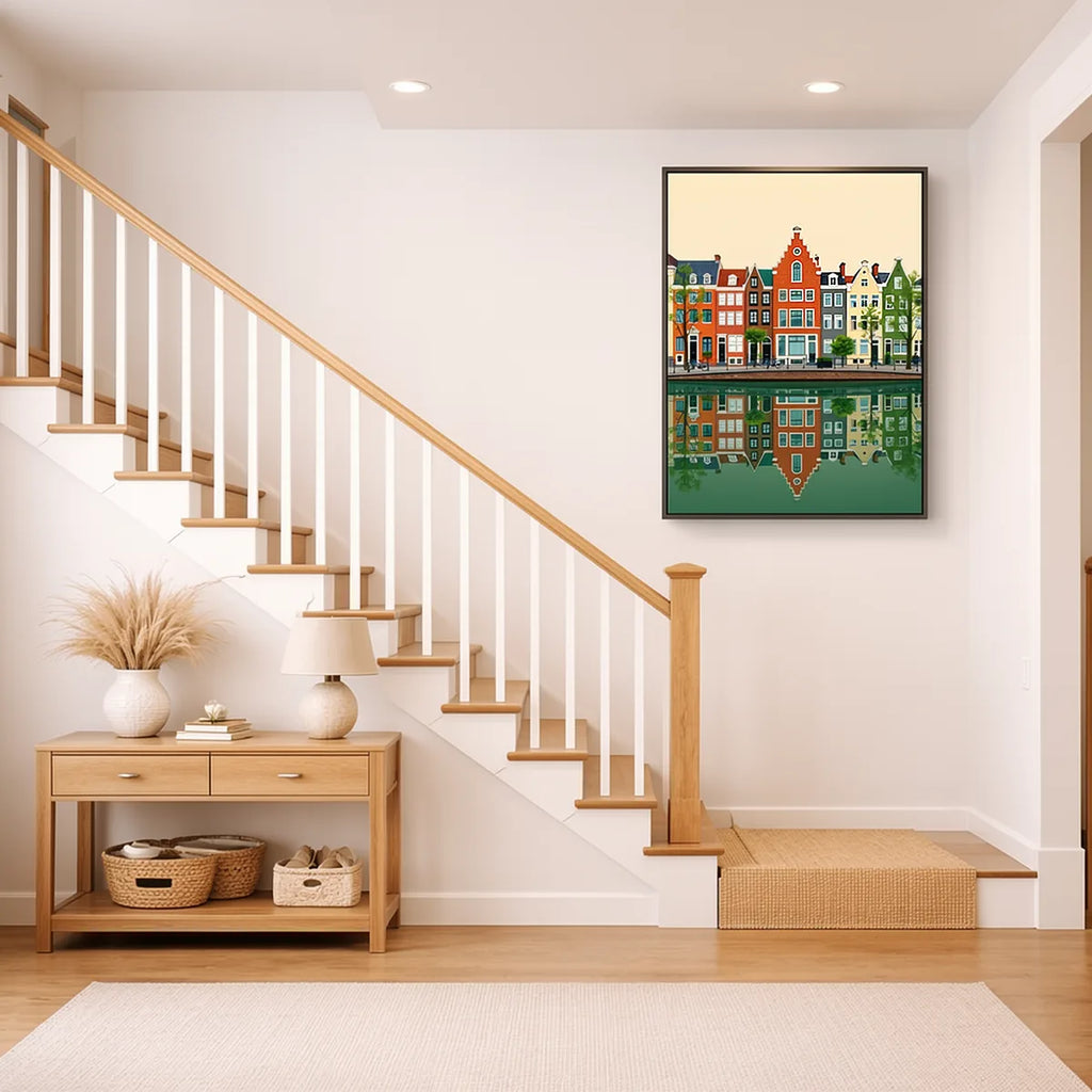 Amsterdam Canal Houses Wall Art