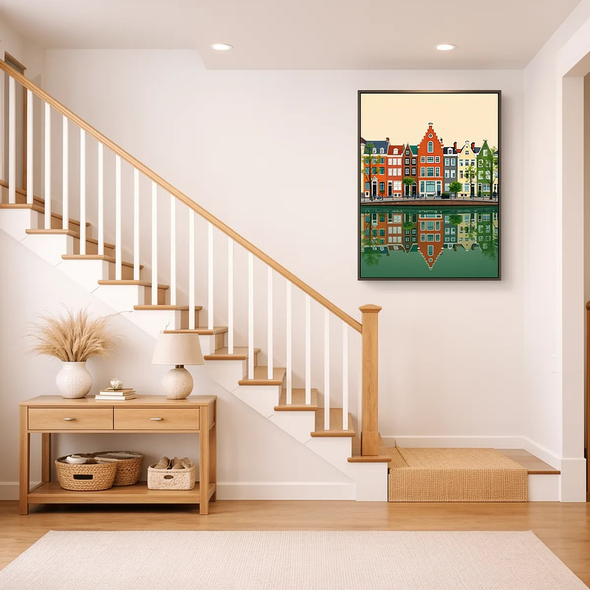 Amsterdam Canal Houses Wall Art
