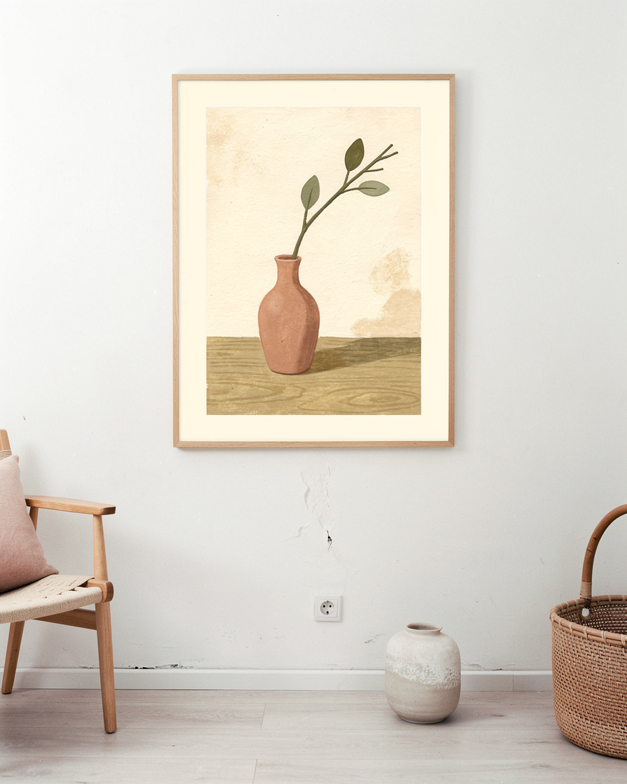 A Vase with a Branch