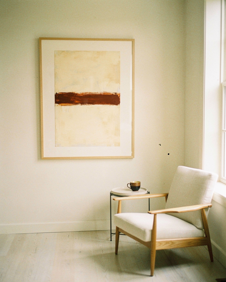 A Horizontal Brush Stroke