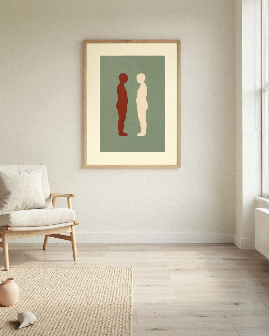 Two Figures in Dialogue