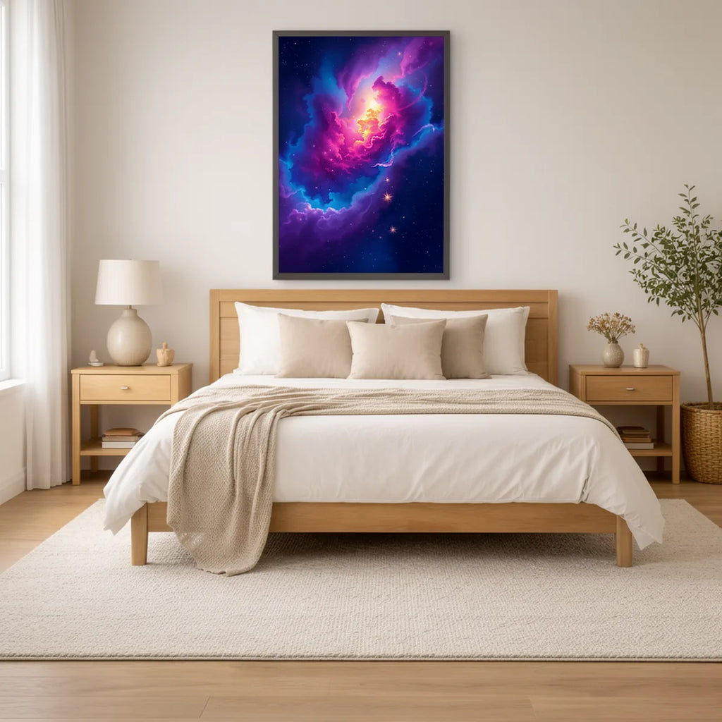 Nebula Galaxy Abstract Art Print