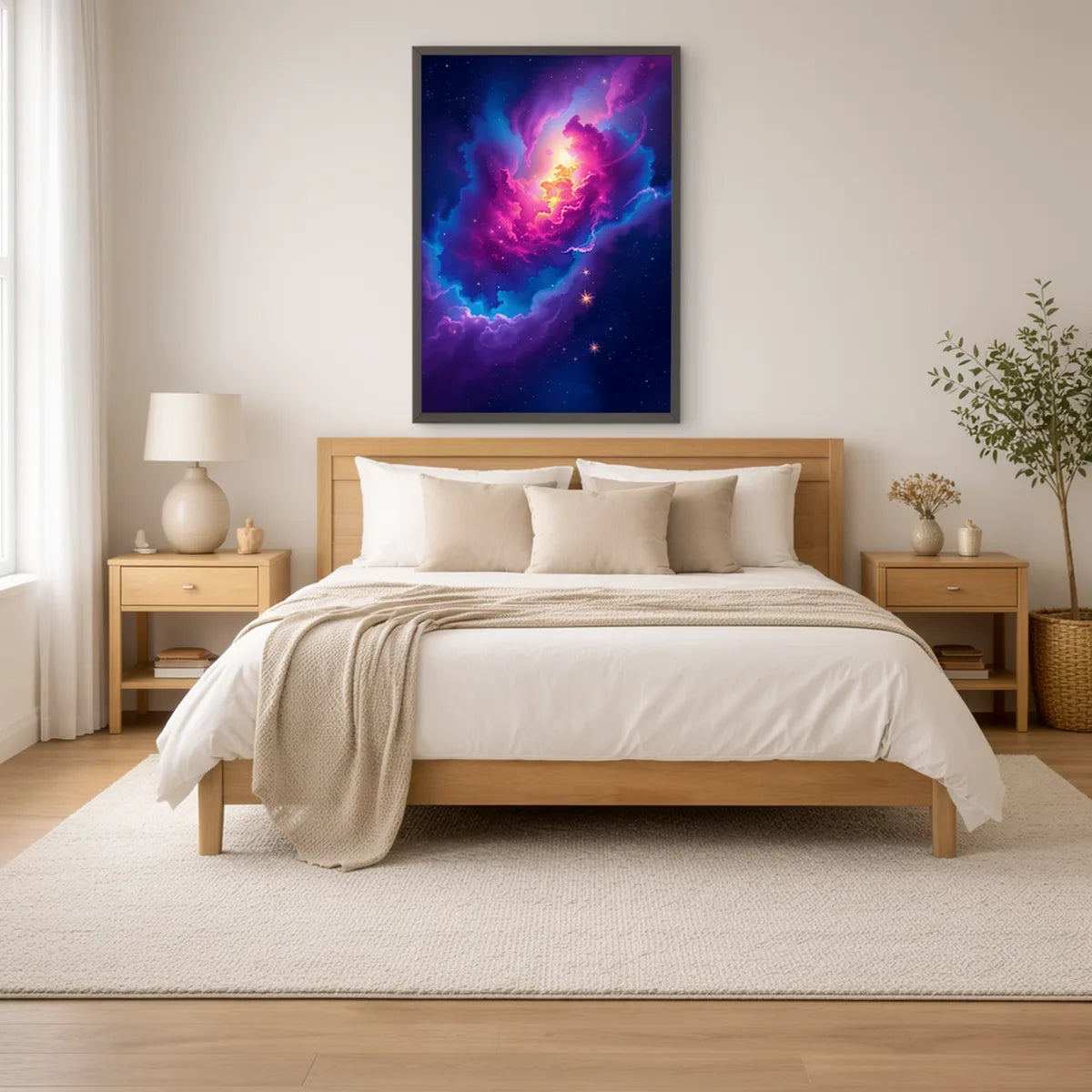 Nebula Galaxy Abstract Art Print