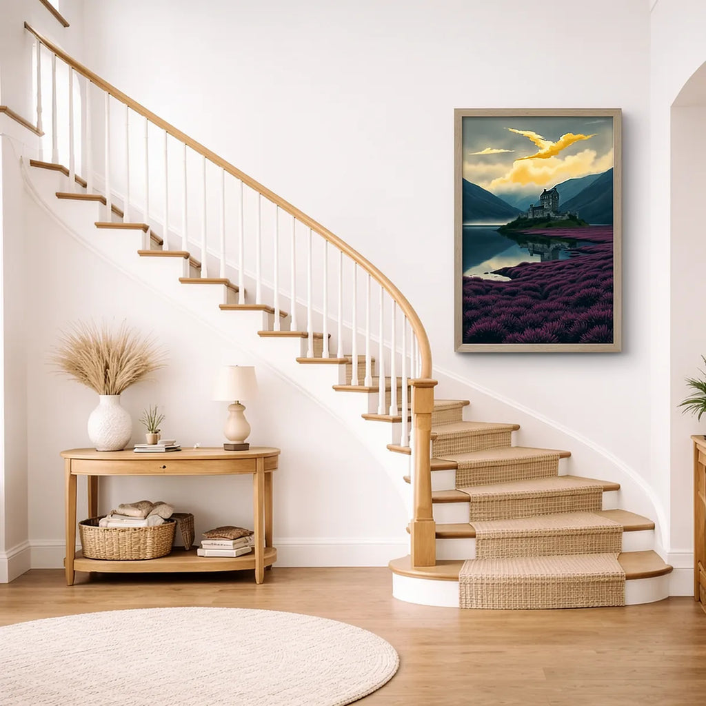 Scottish Highland Castle Loch Print