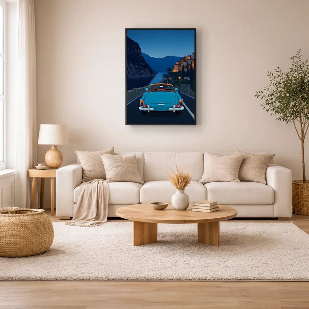 Alfa Romeo Duetto Lake Como Print