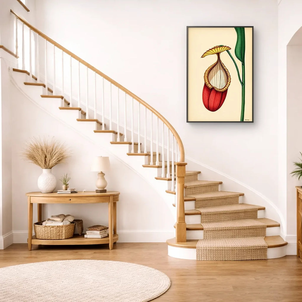 Nepenthes Pitcher Plant Botanical Print