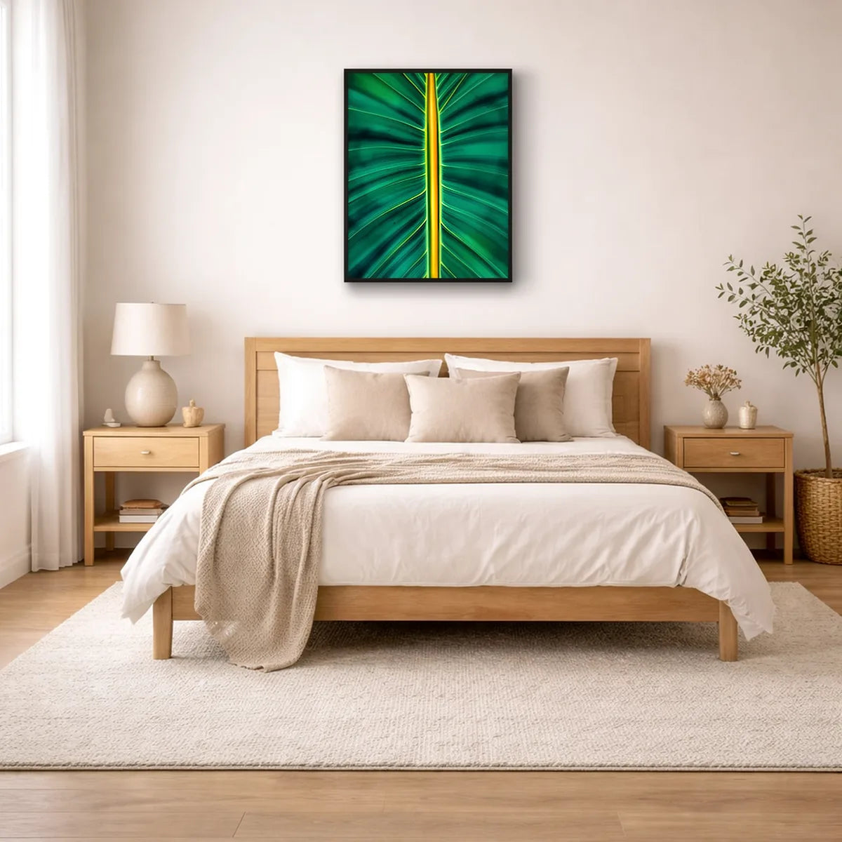 Tropical Leaf Vein Botanical Print