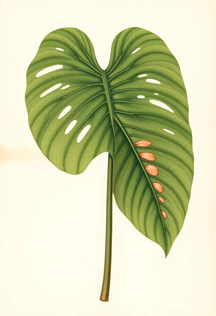 Monstera Anatomy Botanical Print