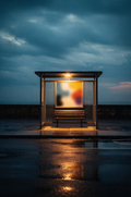 The Bus Shelter Rain