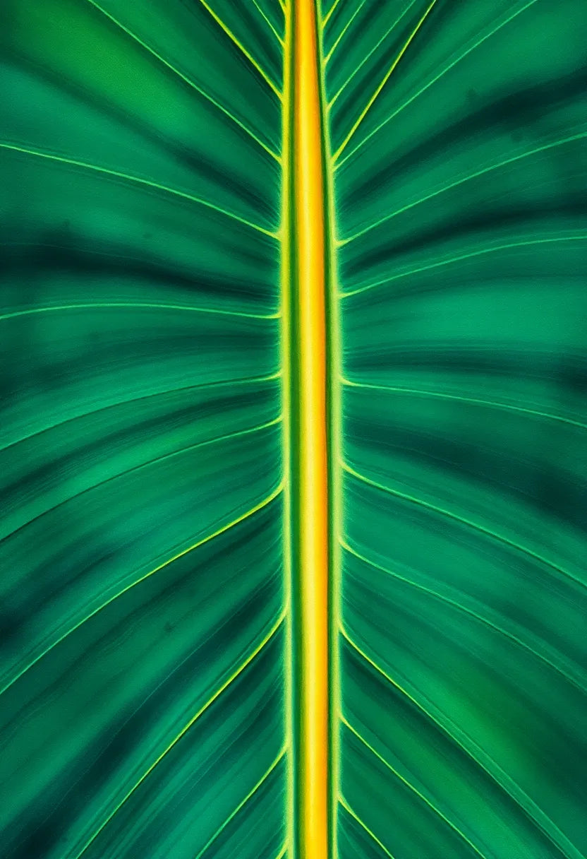 Tropical Leaf Vein Botanical Print