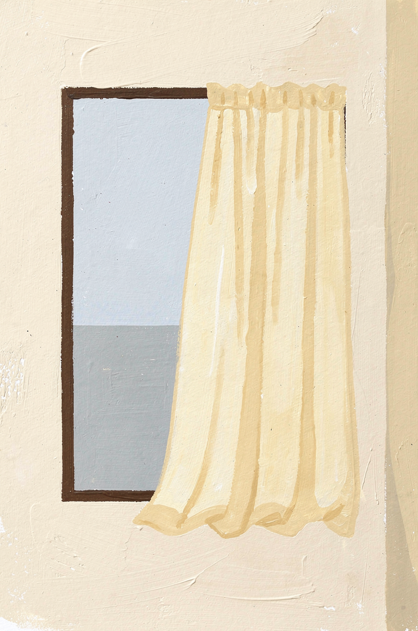The Window with a Curtain