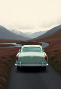 Aston Martin DB5 Scottish Highlands Print