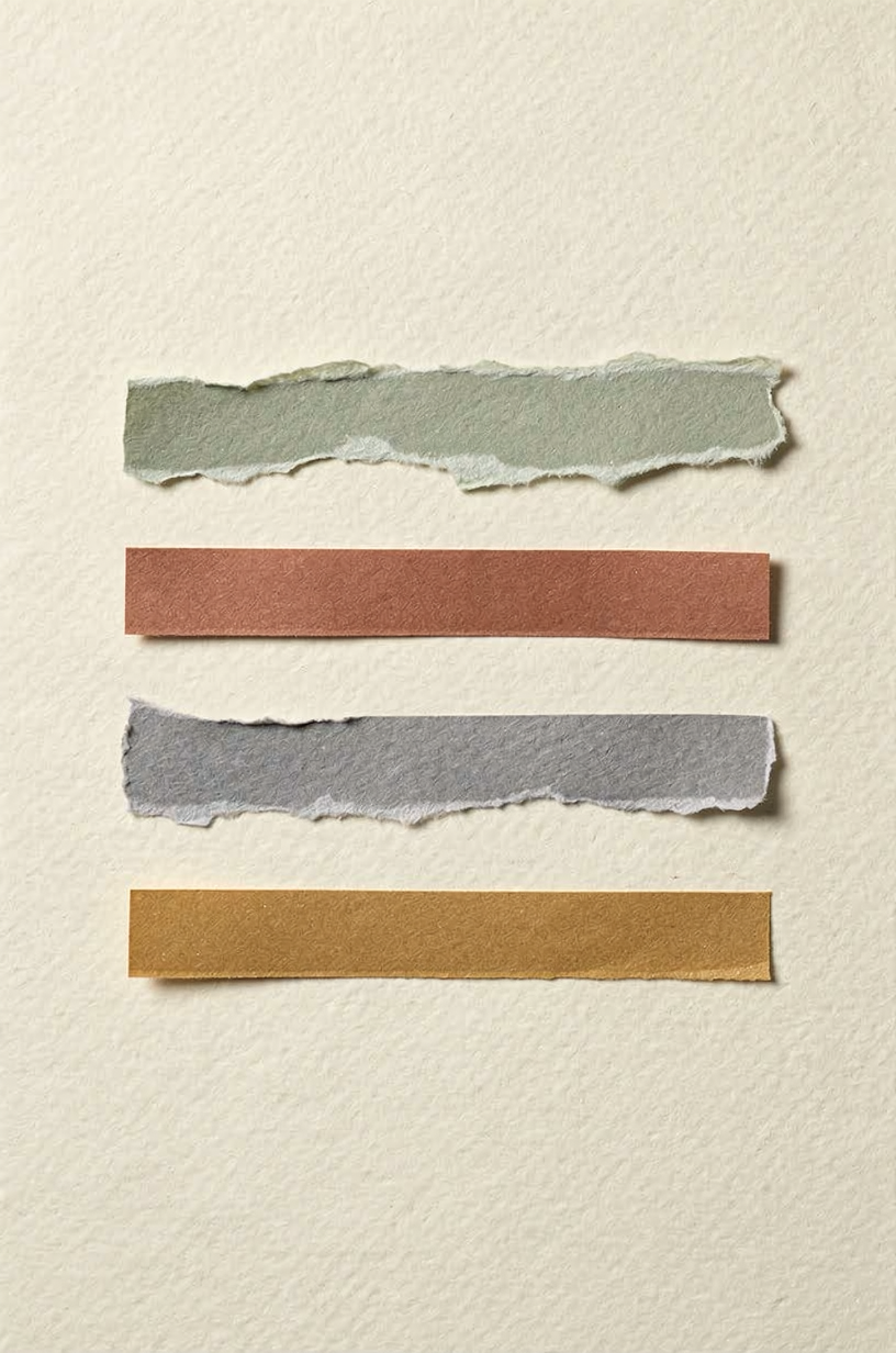 Stacked Paper Strips