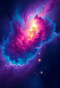 Nebula Galaxy Abstract Art Print