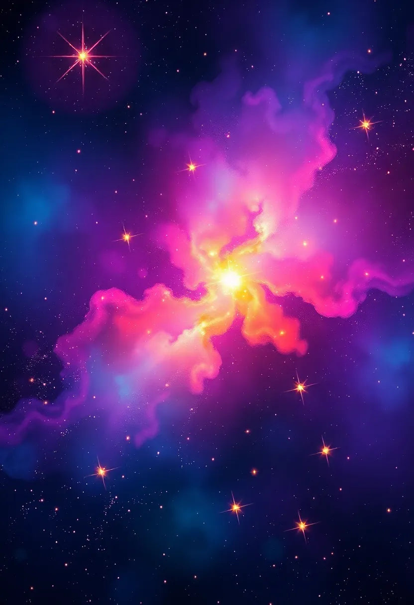 Nebula Cloud Abstract Space Print