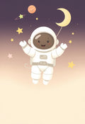 Floating Astronaut Nursery Wall Art