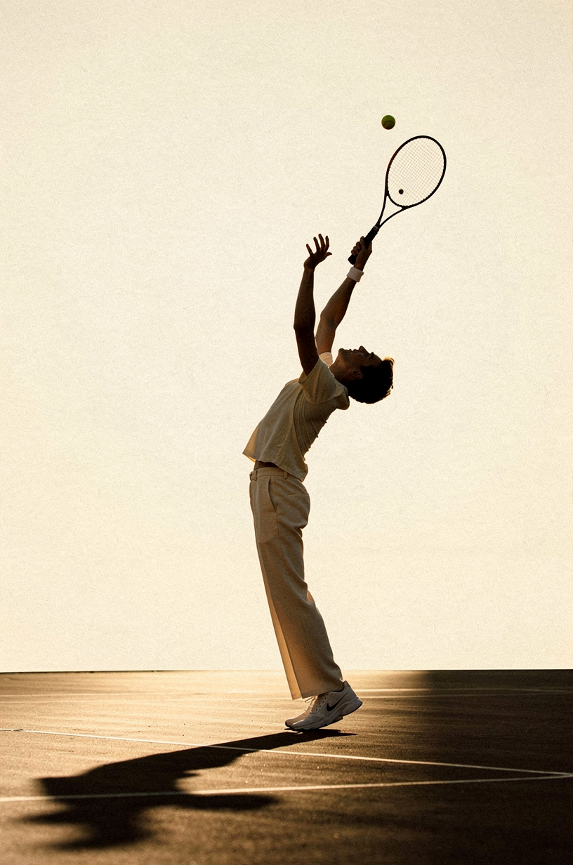 The Tennis Serve Arch
