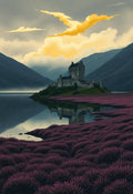 Scottish Highland Castle Loch Print