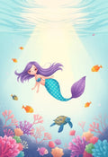 Mermaid Underwater Nursery Art
